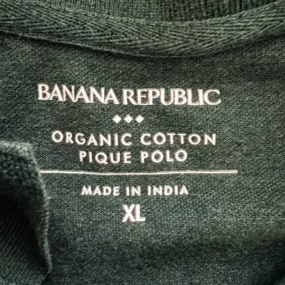 Banana Republic Organic Cotton Pique Polo Mens XL Summer Sporty Preppy Casual - Picture 5 of 6